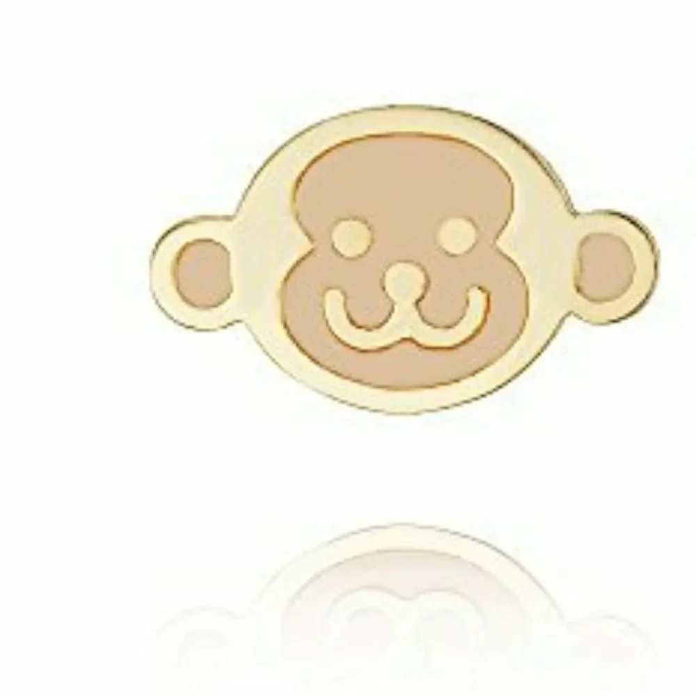 HOST PICK 14k gold plated Banana&Monkey Earrings
